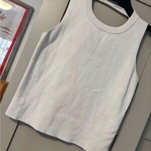 Banana Republic Cream Light Sweater Sleeveless Top